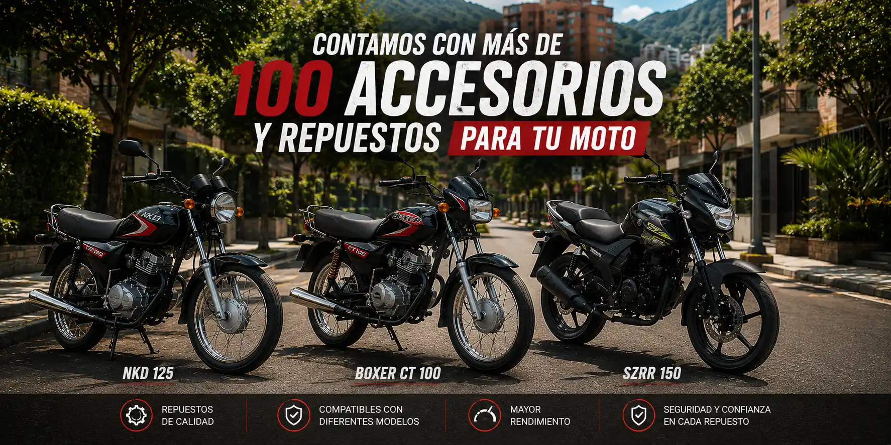Motopartes MAG Continental para mantenimiento y rendimiento