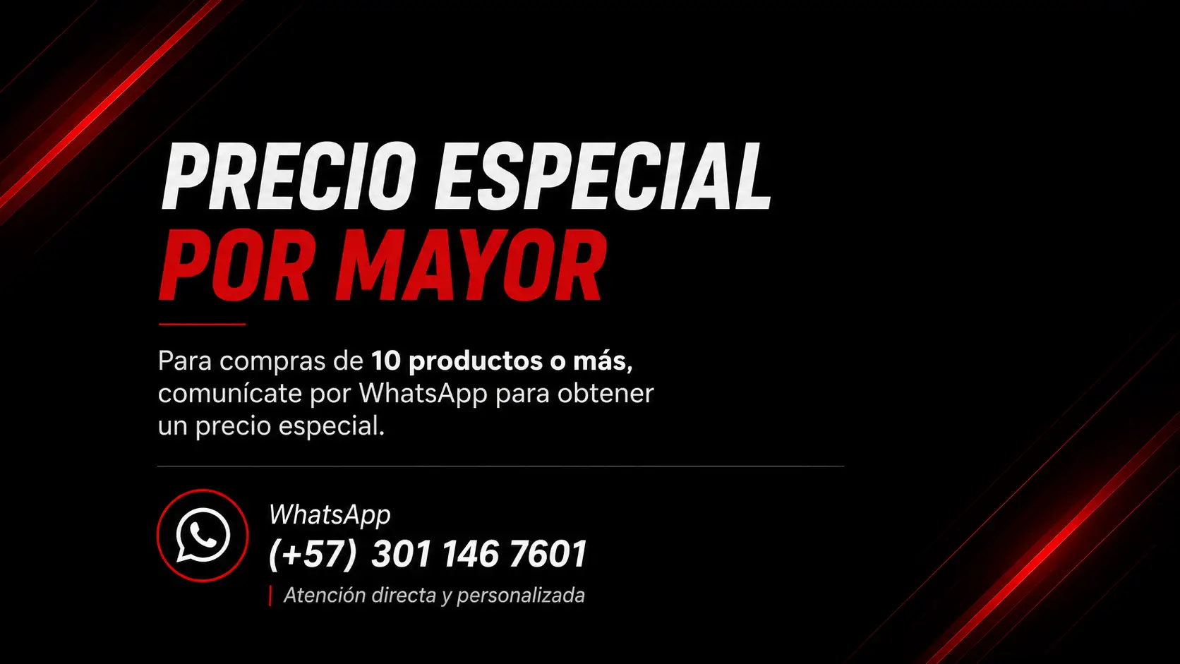 Precio especial para compras al por mayor en MAG Continental