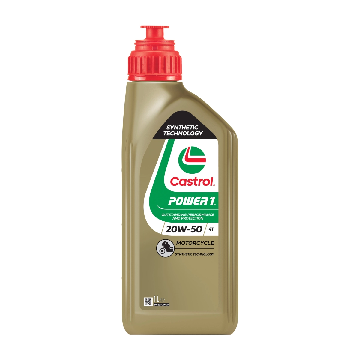 Aceite Castrol 4T 20W-50 1 Litro - Vista trasera