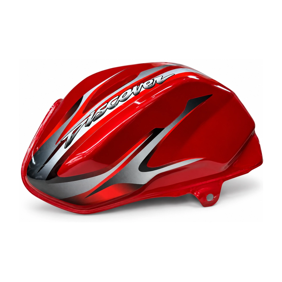 Tanque de gasolina para Discover 125 - Diseño rojo - Vista trasera